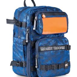Monkey Troopers Blue Walky Camo Backpack-picture-8