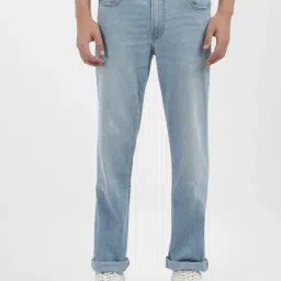 Calvin Klein Jeans Blue Cotton Regular Fit Jeans-image-77