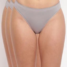 Glamo Rise High Leg Brief (Pack of 3)-image-35
