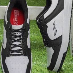 Asian Men's Black & White Casual Sneakers-image-93