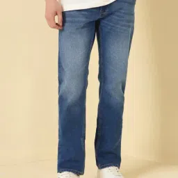Allen Solly Blue Cotton Regular Fit Jeans-picture-24