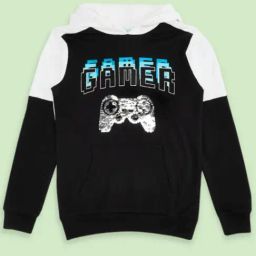 Pantaloons Junior Black & White Cotton Printed Full Sleeves Sweatshirt-image-74