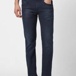 Van Heusen Denim Labs Navy Blue Slim Fit Jeans-image-85