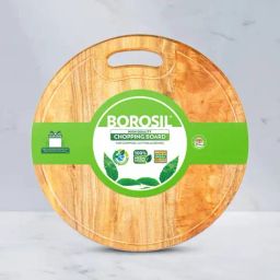 ?Borosil ?Brown Neem Wood Round Chopping Board (13 mm)-12