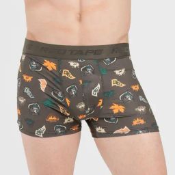 Red Tape Black Comfort Fit Printed Trunks-picture-27