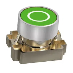 Essen Deinki 2NO+2NC Contact Green Flush Type Sign Push Button Switch with Metal Bracket & "O" Mark-15