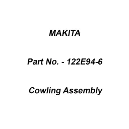 Makita Cowling Assembly Suitable For UV001G, Part No 122E94-6-picture-14