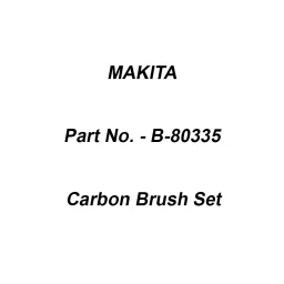 Makita Carbon Brush Set CB-155A, Part No B-80335-7