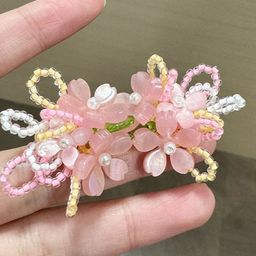 StyleCast x Revolte Pearls Floral Drop Earrings-image-21