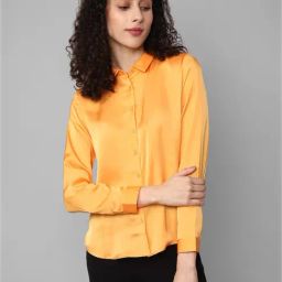 Allen Solly Yellow Regular Fit Shirt-image-89