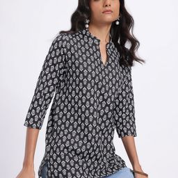 Anouk Rustic Printed Straight Kurti-picture-49