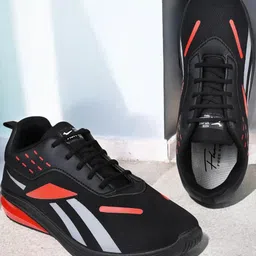 Free Kicks Men Black Mesh Marking Running Sports Shoes-picture-23