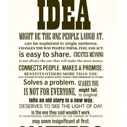 Inephos Black & White Printed Paper Creative Artwork Poster-image-97