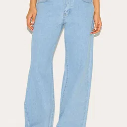 ZUYA Women Wide Leg Low-Rise Jeans-picture-15