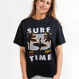 DressBerry Women Typography Printed Cotton T-shirt-image-92