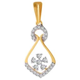 P.C. Chandra Jewellers 18 kt Gold & Diamond Pendant-picture-2