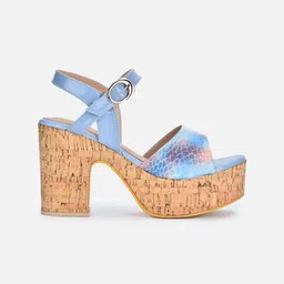 VALIOSAA Backstrap Block Heels with Buckles image 2