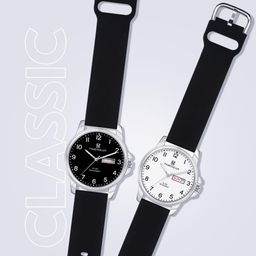 timewear Analog New Track Number Dial, Day Date Functioning, Silicone Strap Watch for Men image 3