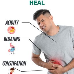 fidore FIDORE® Gut Heal Probiotcs Supplement 50 Billion CFU Capsule with Prebiotics Digestive enzymes and Metabolic support Improves Digestion Stops Acidity & Bloating 60 Capsules Pack of 1 image 2