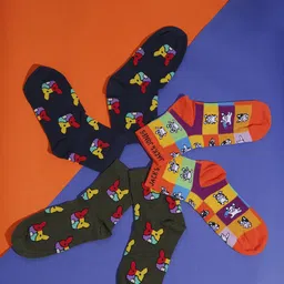 Jack & Jones Junior Boys Pack Of 3 Patterned Ankle-Length Socks-11