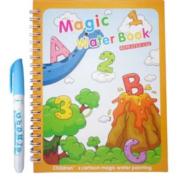 ARCADE TOYS Magic Water Coloring Doodle Book & Magic Pen for Kids - Colour may vary-20