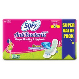 Sofy Antibacteria Sanitary Pads Extra Large - 48 Pieces-image-89