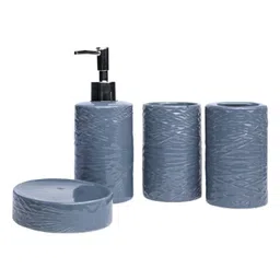 VONCASA Stylish Grey Bathroom Set 6 Pcs 450 ml-picture-6