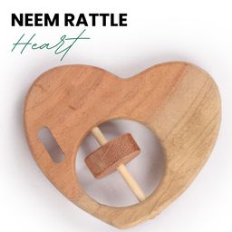 OPA Toys Natural Wooden Neem Rattle Heart is a safe, eco-friendly toy designed to entertain and soothe babies aged 3-24 months.-15