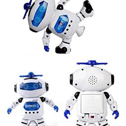 Lattice Kids Dancing Robot Toy with 3D Lights and Music image 2