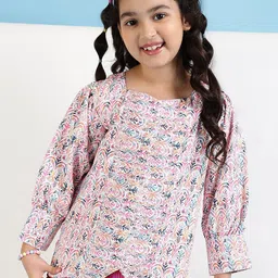 BAESD Girls Floral Printed Top-12
