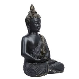 Ashnam Black Buddha Figurine Showpiece-image-77