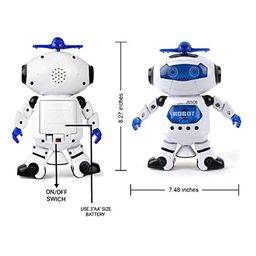 Lattice Kids Dancing Robot Toy with 3D Lights and Music image 3