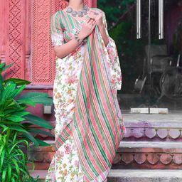 Anouk Floral Printed Saree-12