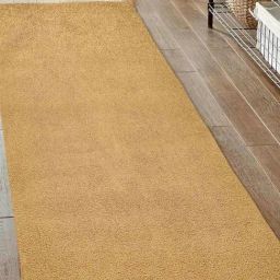 Obsessions Gold Solid Machine Made Runner - Small-44