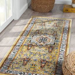 Obsessions Yellow Classic Machine Made Runner - Small-image-35