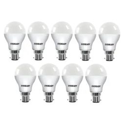Eveready B22D 7W LED Bulb - Pack of 9 (EVERDY-026, White)-image-60