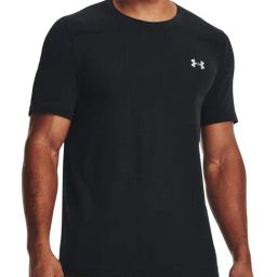 Under Armour Black Regular Fit Checks Sports T-Shirt-image-104