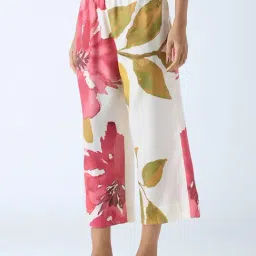 Utsa by Westside Pink Botanical Design Ethnic Pants-picture-34
