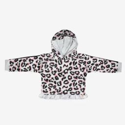 Creative Kid's Girls Grey & Black Cotton Printed Sweatshirt-image-89