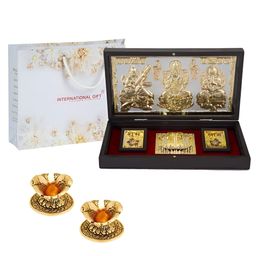 INTERNATIONAL GIFT Gold-Toned Religious Idol Showpiece-64