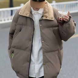 StyleCast x Revolte Men Mock Collar Bomber Jackets-32