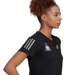 Adidas Black Printed Space W Tee-image-28