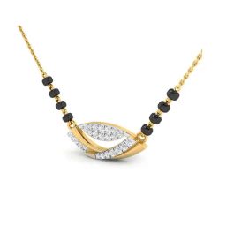 Waman Hari Pethe Jewellers 18k Gold & Diamond Mangalsutra for Women-image-65