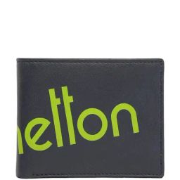 United Colors of Benetton Jemnice Navy Casual Leather Bi-Fold Wallet for Men-image-36