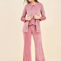 Sweet Dreams Dusty Pink 3 Pcs Lounge Set-image-53