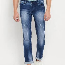 Duke Blue Heavily Washed Jeans-picture-28