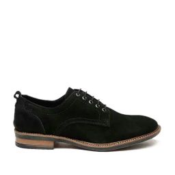 Teakwood Leathers Men's Black Derby Shoes-image-15