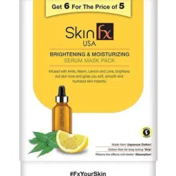 Skin Fx Brightening & Moisturizing Serum Mask Combo - Pack of 6-59