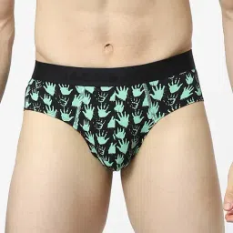 Jack & Jones Black Printed Briefs-image-25