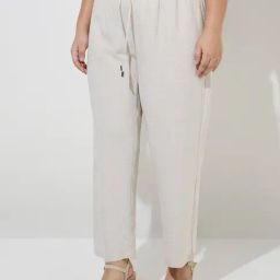 Gia by Westside Off-White High-Rise Pants-image-14